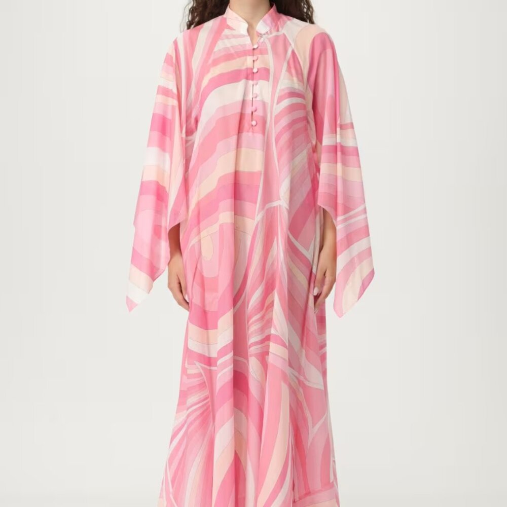 Pucci pink striped dress